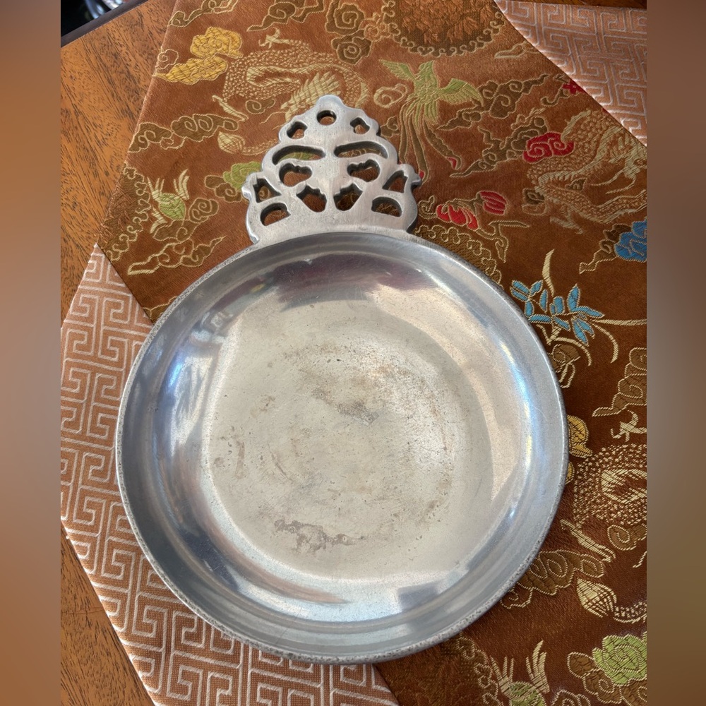 Wilton Armetale  antique serving dish for nuts, pickles or vegetables.